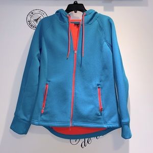 Brand- SWISSTECH Size- L Color- turquoise with neon pink